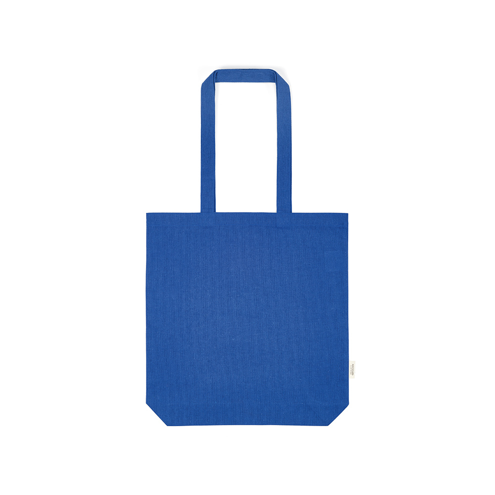 Shopping bag publicitaire coton recyclé 180g Annapurna Bleu royal